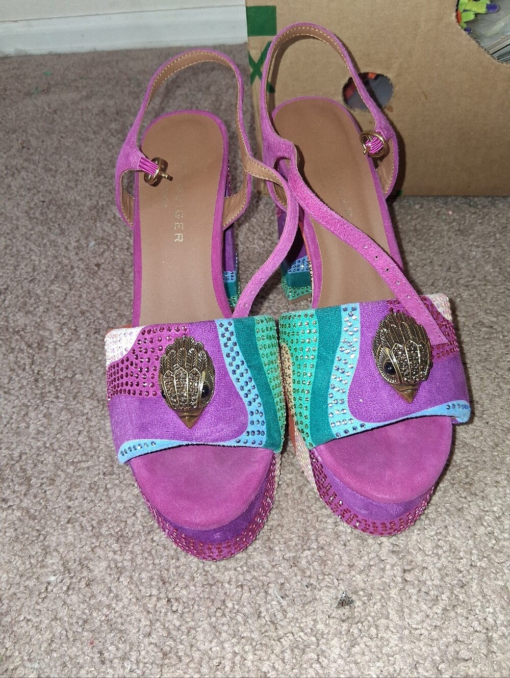 NWOT Kurt Geiger Slingbacks Size 41
